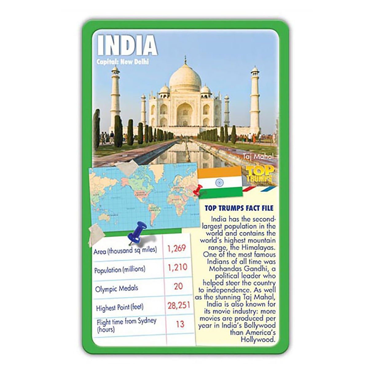 Top Trumps Countries of The World Card Game