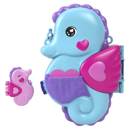 Polly Pocket Large Wearable Compact Daddy & Me Seahorse Purse