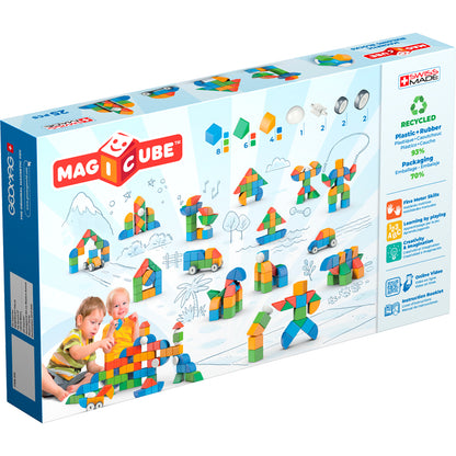 Geomag Magicube Shapes Recycled Little World 25 pcs