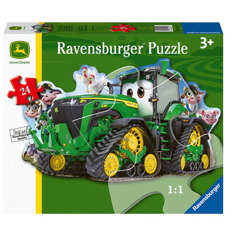 Ravensburger John Deere Tractor Shaped Puzzle 24 Pieces