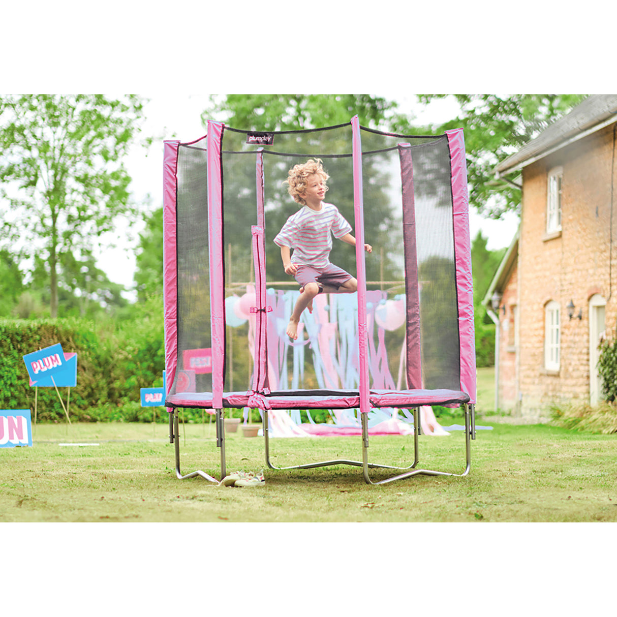 Plum Junior Trampoline, Pink (6 ft)