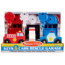 Melissa & Doug Lock & Roll Rescue Truck Garage