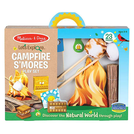 Melissa & Doug Let's Explore - S'Mores & More Campfire Play Set