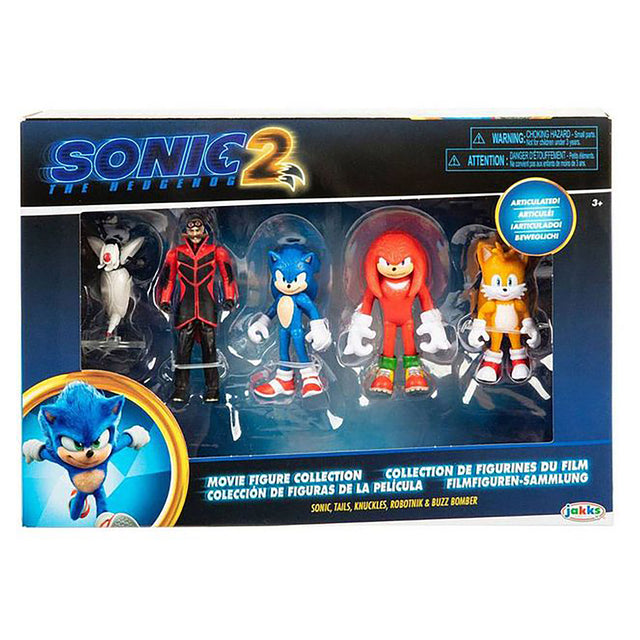 Sonic The Hedgehog 2 Movie Figure (2.5 inches & Pack of 5)