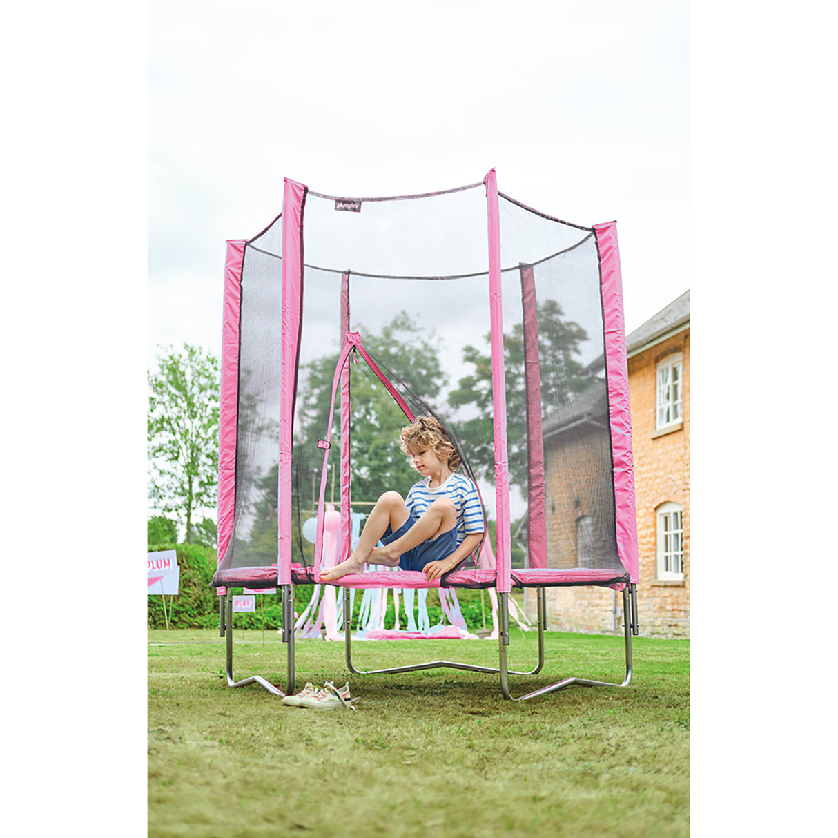 Plum Junior Trampoline, Pink (6 ft)