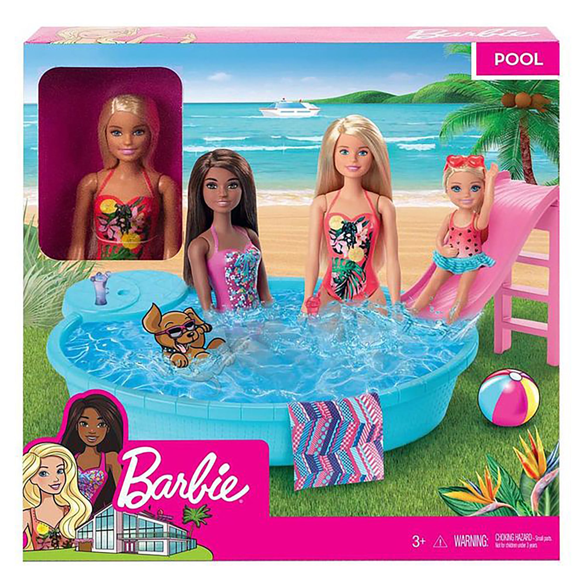 Barbie discount pool toys