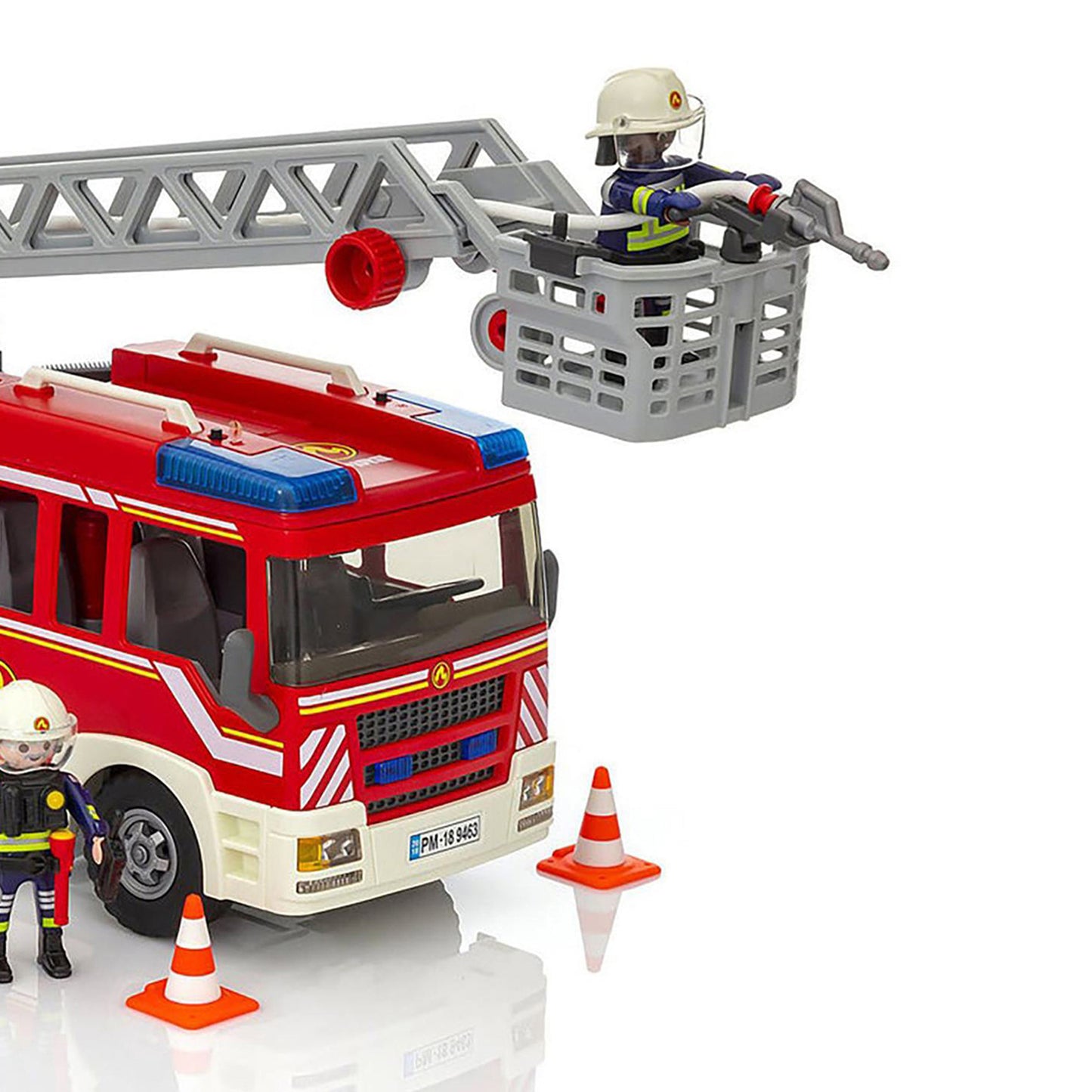 Playmobil 9463 City Action Playset - Fire Engine with Lights