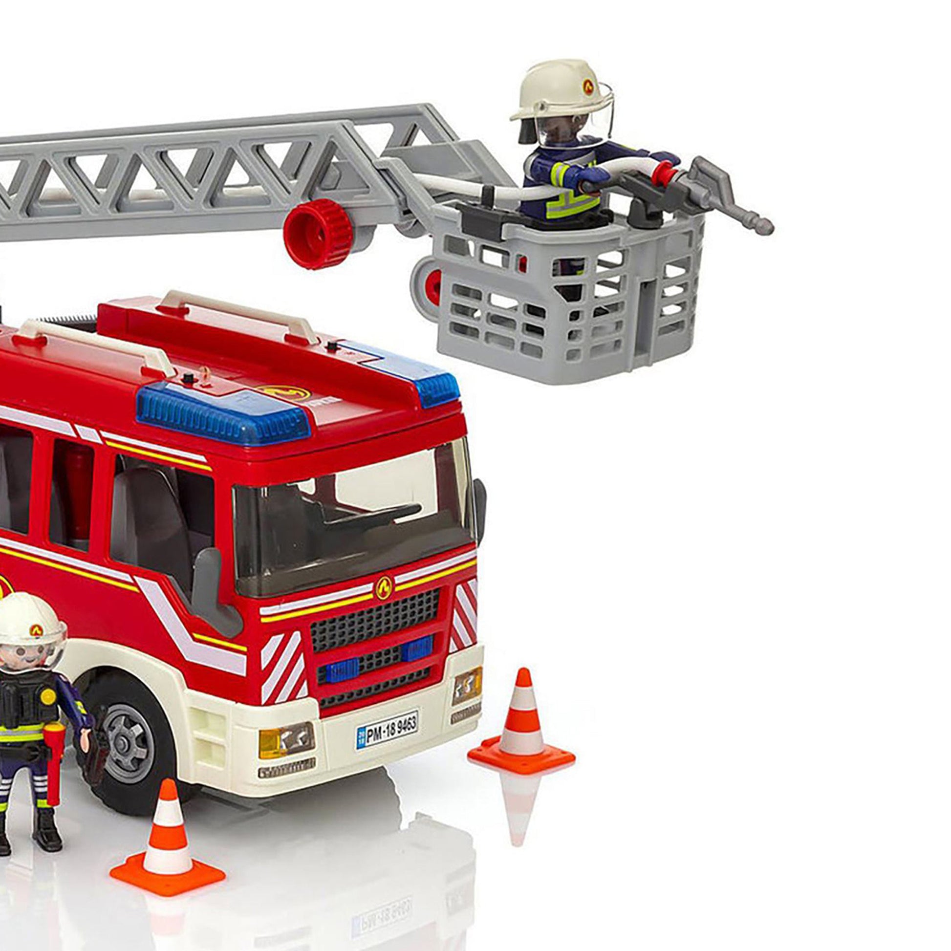 Playmobil 9463 City Action Playset - Fire Engine with Lights