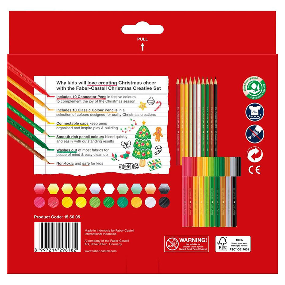 Faber Castell Christmas Creative Set, (Pack of 12)