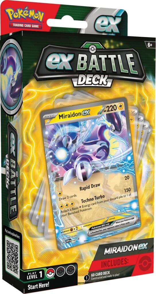 Pokemon TCG Miraidon EX Battle Deck