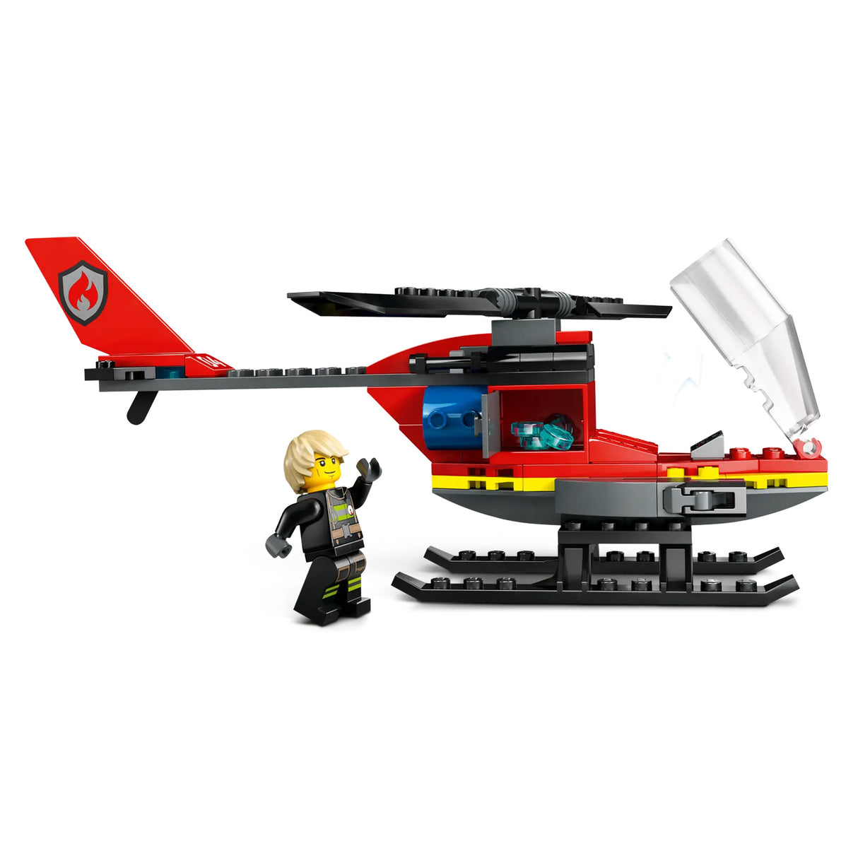 LEGO City Fire Rescue Helicopter 60411, (85-pieces)