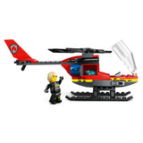 LEGO City Fire Rescue Helicopter 60411, (85-pieces)