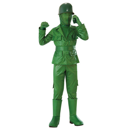 Green Army Man Childs Costume