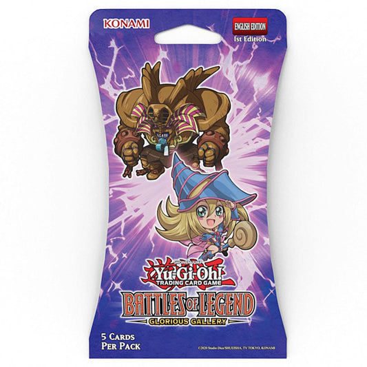Yu-Gi-Oh! TCG Battles of Legends: Glorious Gallery 5 x Card Blister