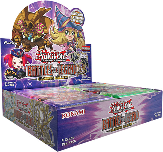 Yu-Gi-Oh! TCG Battles of Legend - Glorious Gallery 5 x Card Booster 24 Pcs - Box Set