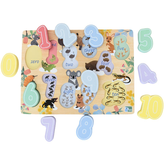 Bush Buddies Number 0-10 Chunky Puzzle