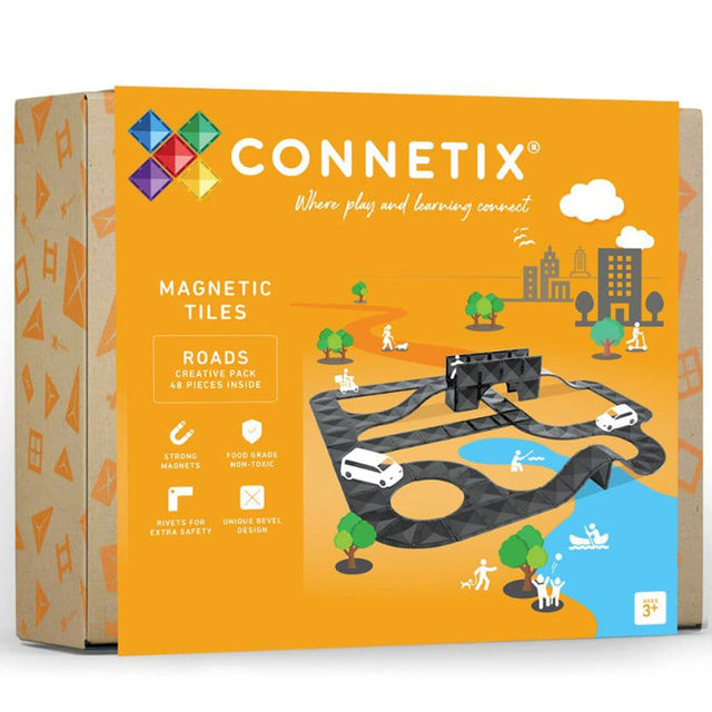 Connetix Creative Roads Pack 48 pc