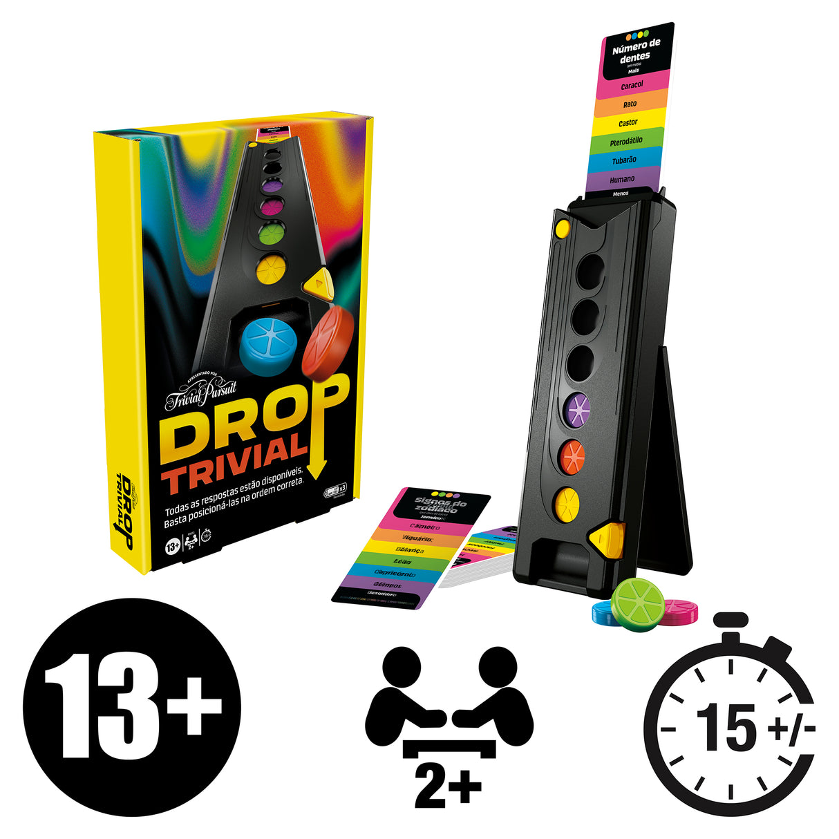 Trivial Pursuit Drop Trivial Tabletop Game