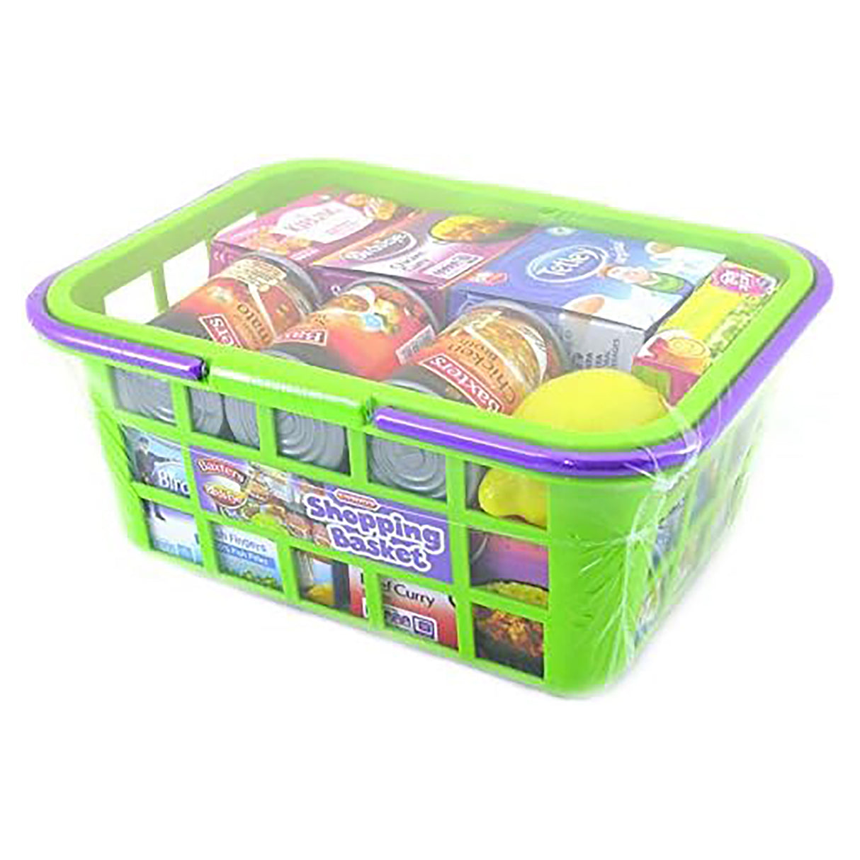 Casdon Kids Shopping Basket Play Food Set