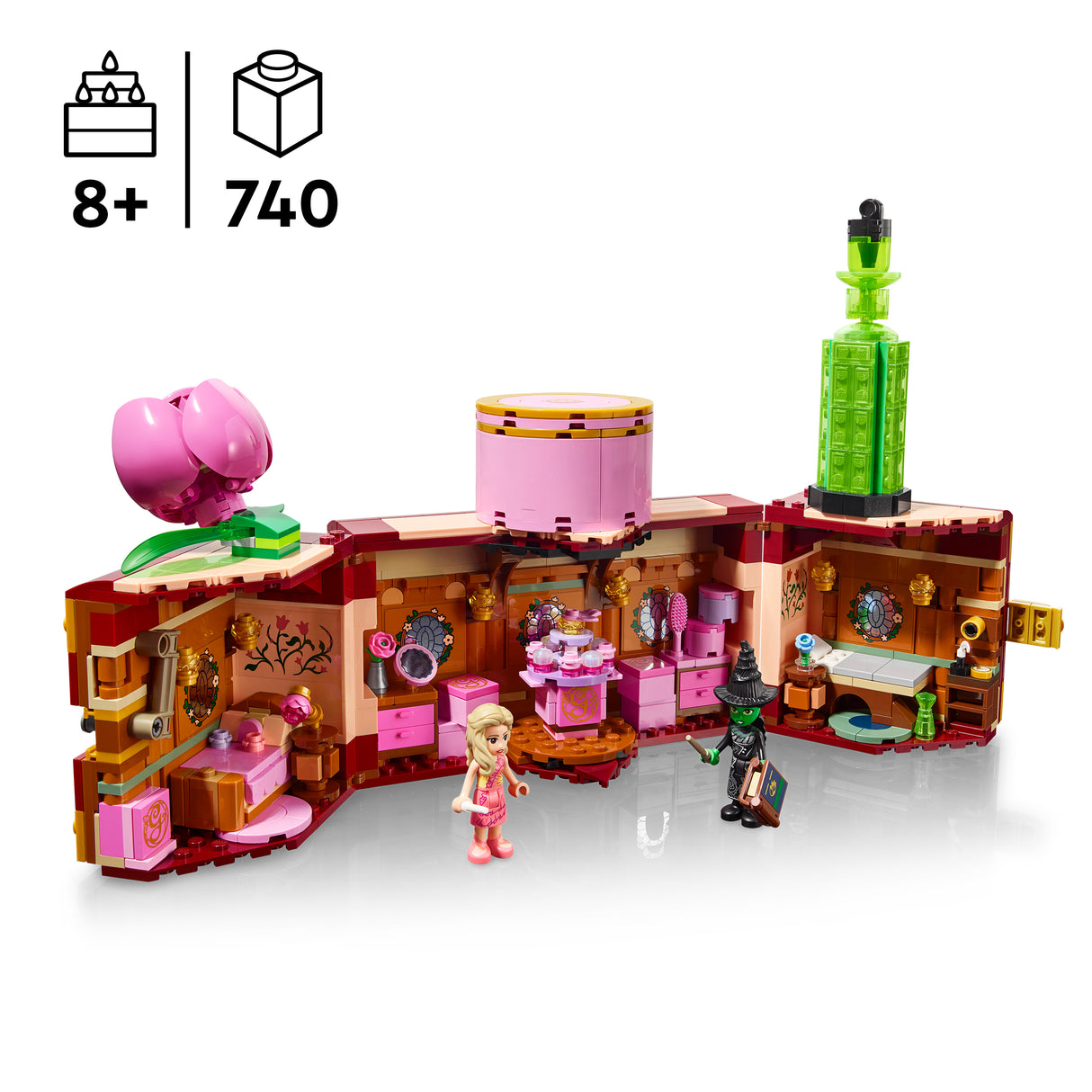 LEGO Wicked Glinda & Elphaba's Dormitory 75683, (740-pieces)