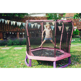 Plum Junior Jumper Trampoline, Black (7 ft)