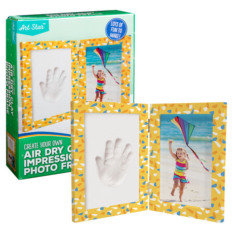 Art Star Create Your Own Clay Handprint Photo Frame