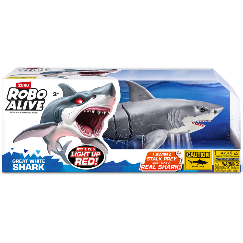 Zuru Robo Alive Great White Shark| ToysRUs Australia – Toys