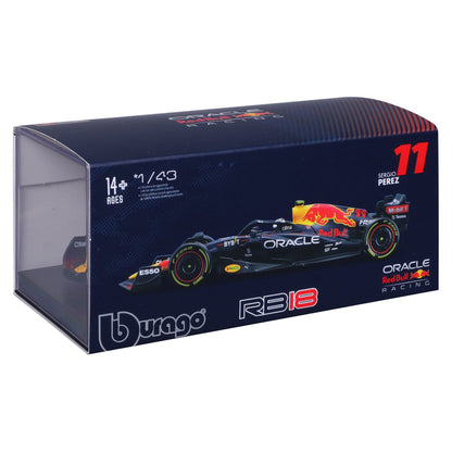 Bburago 1:43 2022 F-1 Red Bull Race RB 18 #11 Perez with Driver