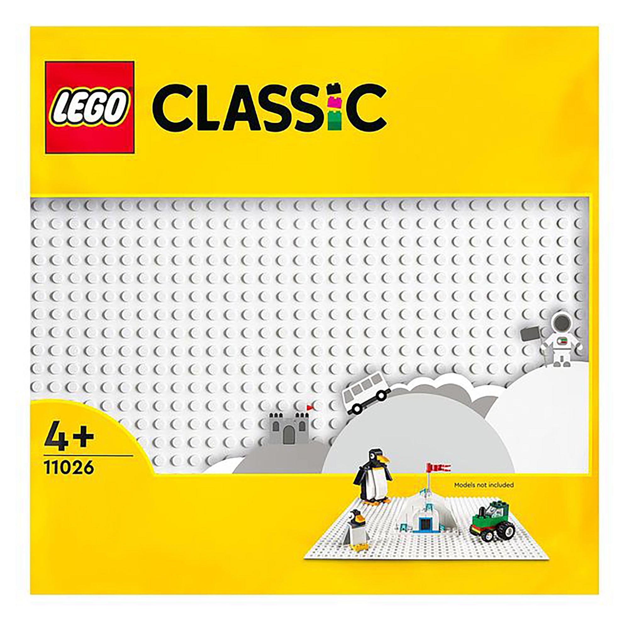 LEGO Classic White Baseplate 11026, White