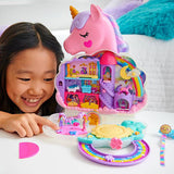 Polly Pocket Rainbow Unicorn Salon Playset