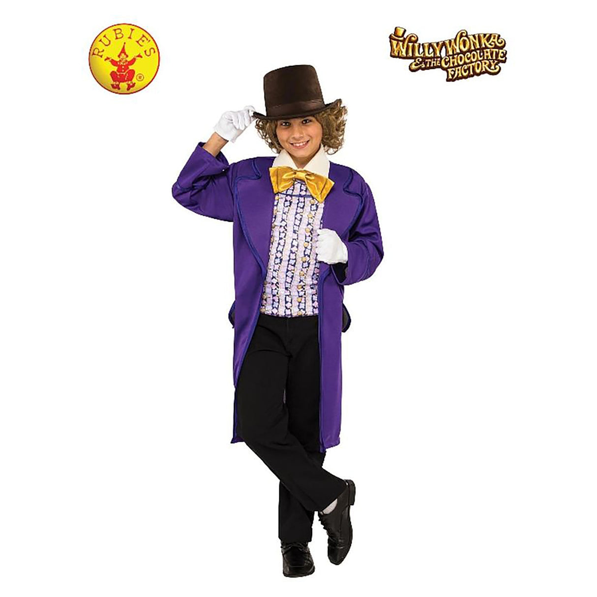 Willy Wonka Deluxe Costume, Purple