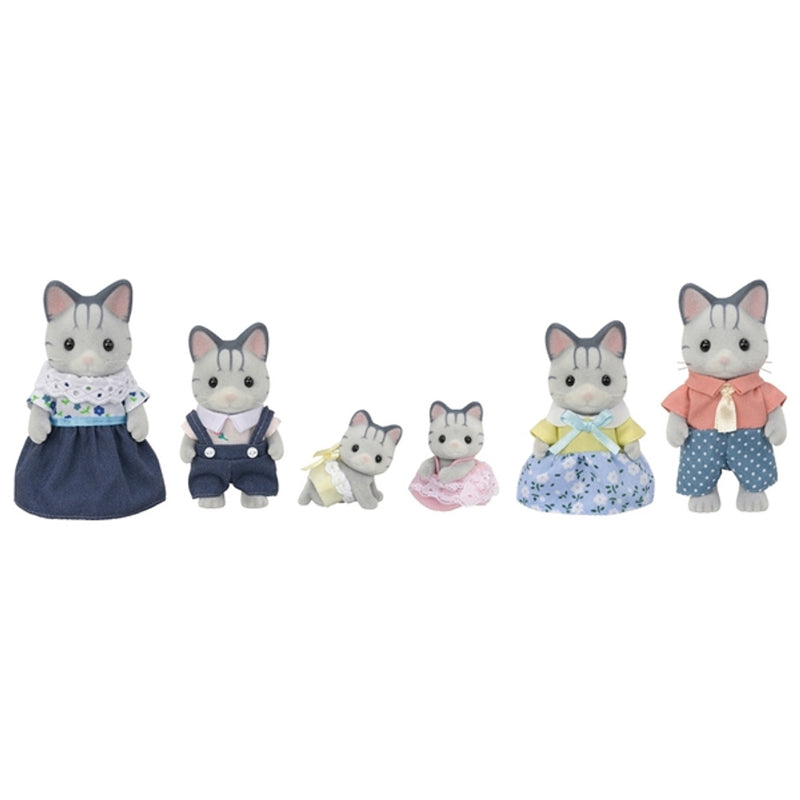 Sylvanian Families Fisher Cat Family of 6