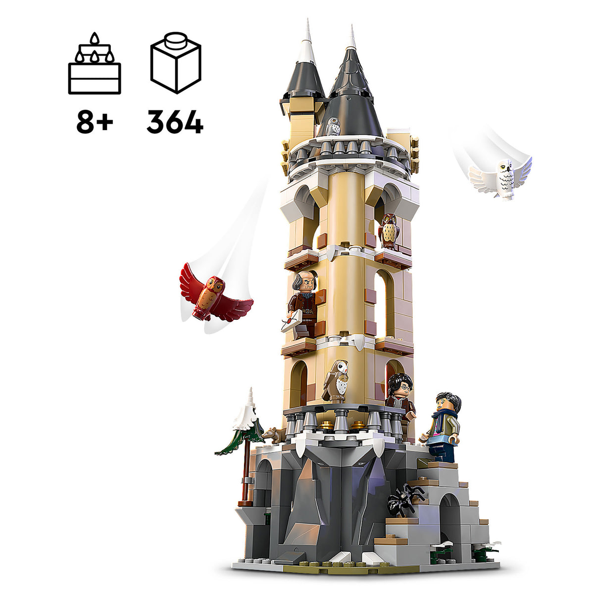 LEGO Harry Potter Hogwarts Castle Owlery 76430, (364-Pieces)