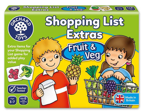 Orchard Toys Shopping List Booster Extras Fruit & Vegetables