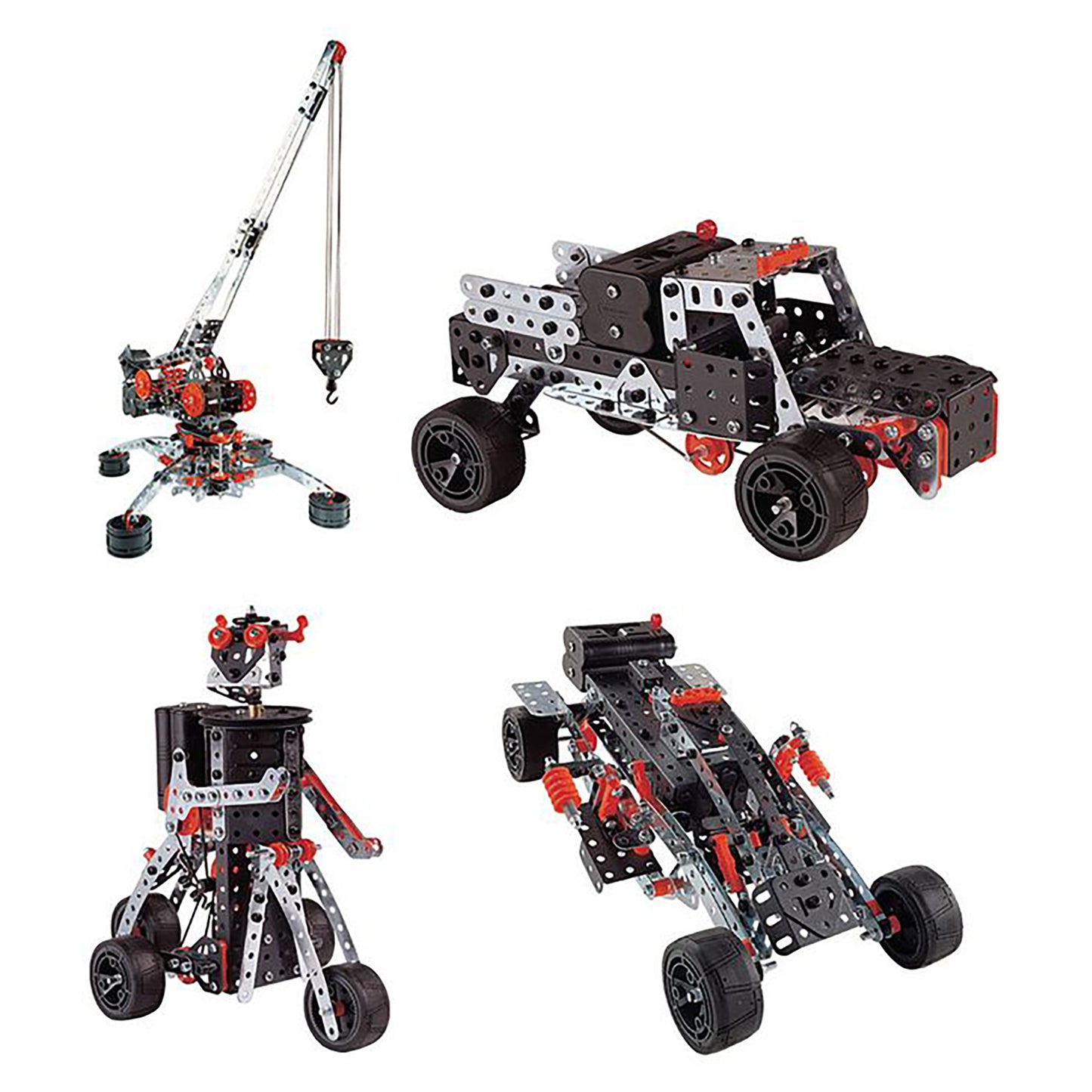 Meccano Junior 16214 25-In-1 Super Construction Set In Case