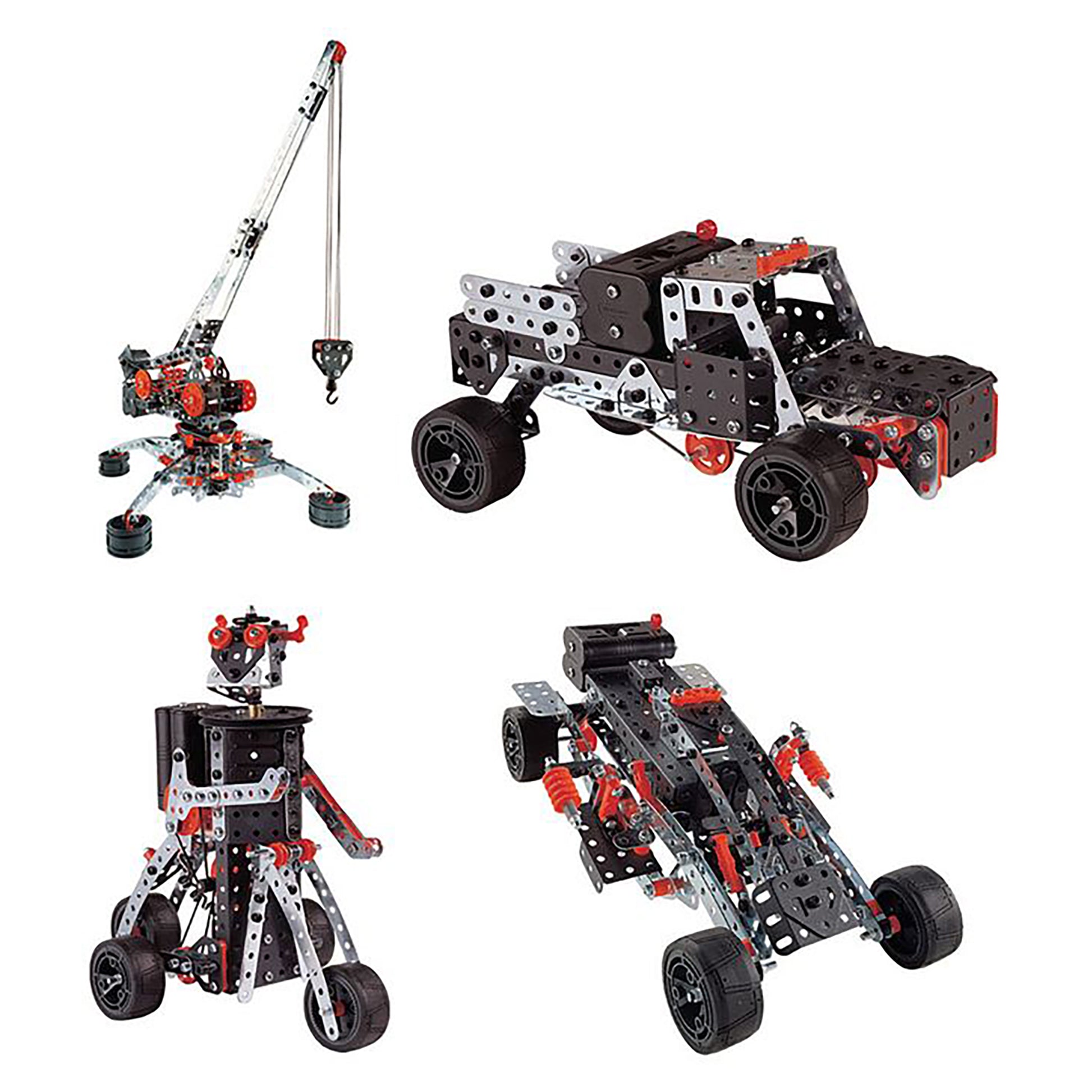 Meccano Junior 16214 25-In-1 Super Construction Set In Case