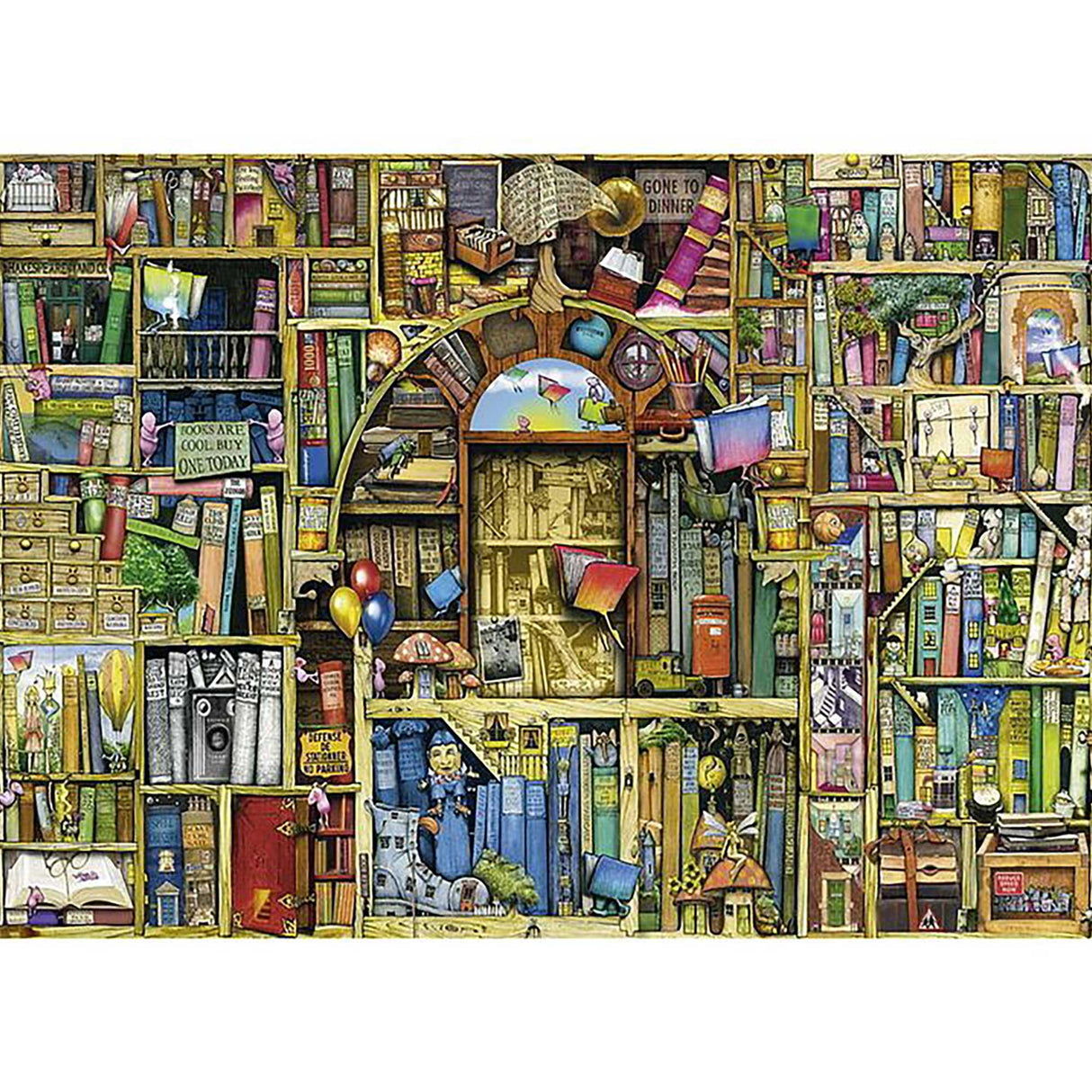 Ravensburger The Bizarre Bookshop 2 Jigsaw Puzzle (1000 pieces)