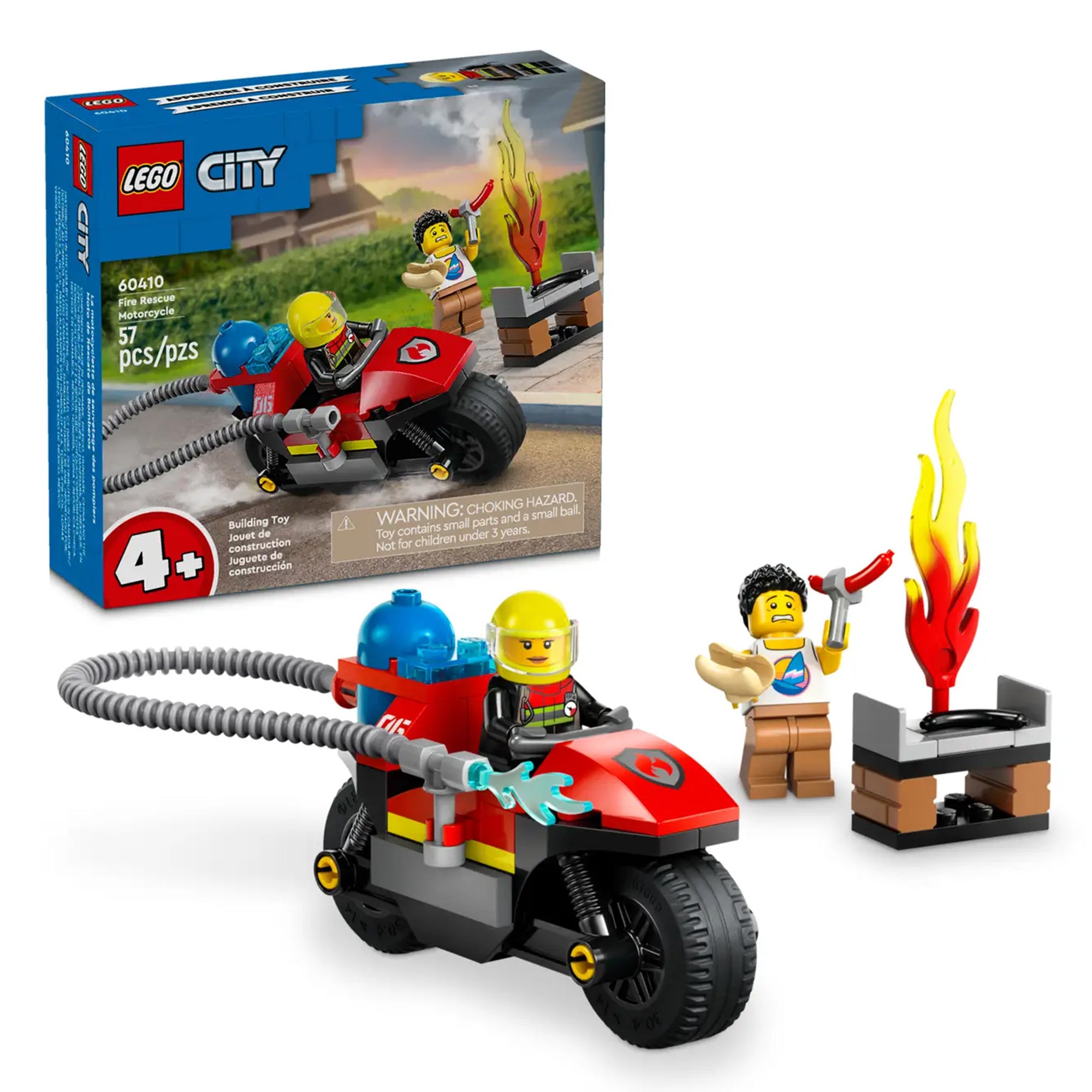 LEGO City Fire Rescue Motorcycle 60410 Toys R Us Australia