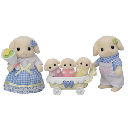 Sylvanian Families Flora Rabbit Family