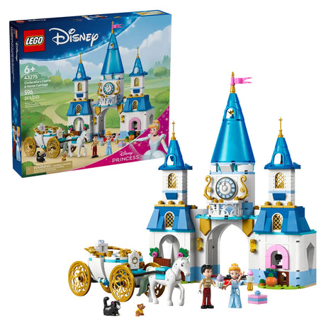 LEGO Disney Princess Cinderella's Castle & Horse Carriage 43275