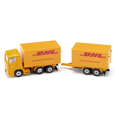 Siku 1694 Die-Cast Vehicle - DHL Truck with Trailer