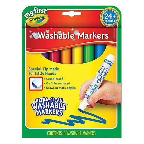 Crayola My First Washable Round Nib Markers (Pack of 8)