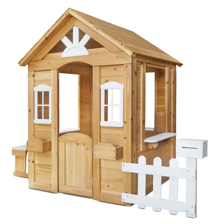 Lifespan Kids Teddy V2 Cubby House Natural, Natural Timber