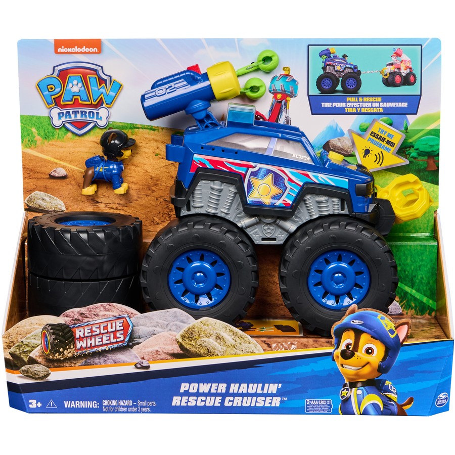 Paw Patrol Rescue Wheels Chase’s Power Haulin’ Cruiser