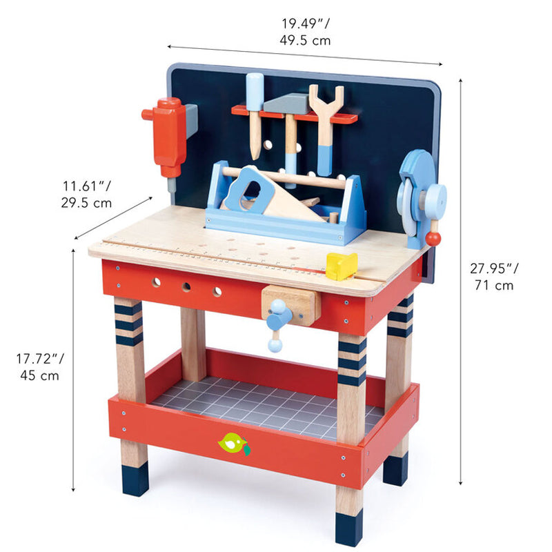 Tender Leaf Toys Wooden Tool Bench