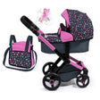 Bayer Xeo Compact Doll Pram, Confetti