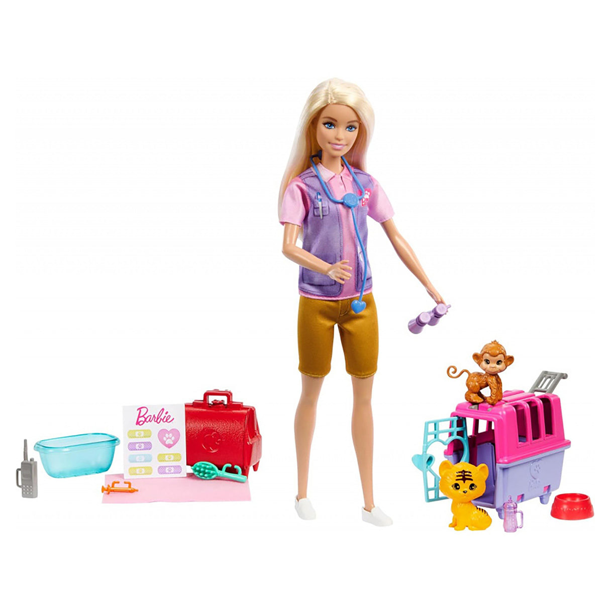 Barbie Animal Rescue Doll & Playset