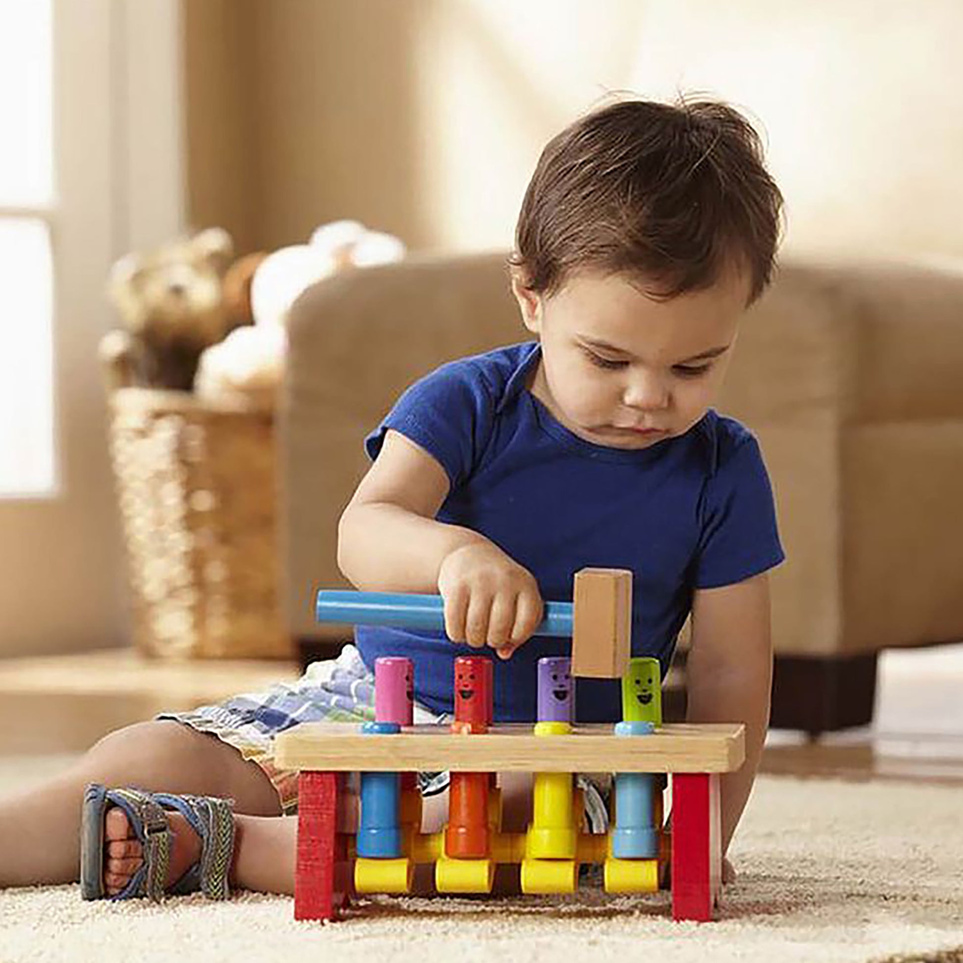 Melissa & Doug Deluxe Pound-A-Peg