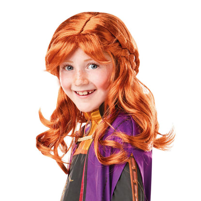 Rubies Anna Disney Frozen II Child's Costume Wig, Copper