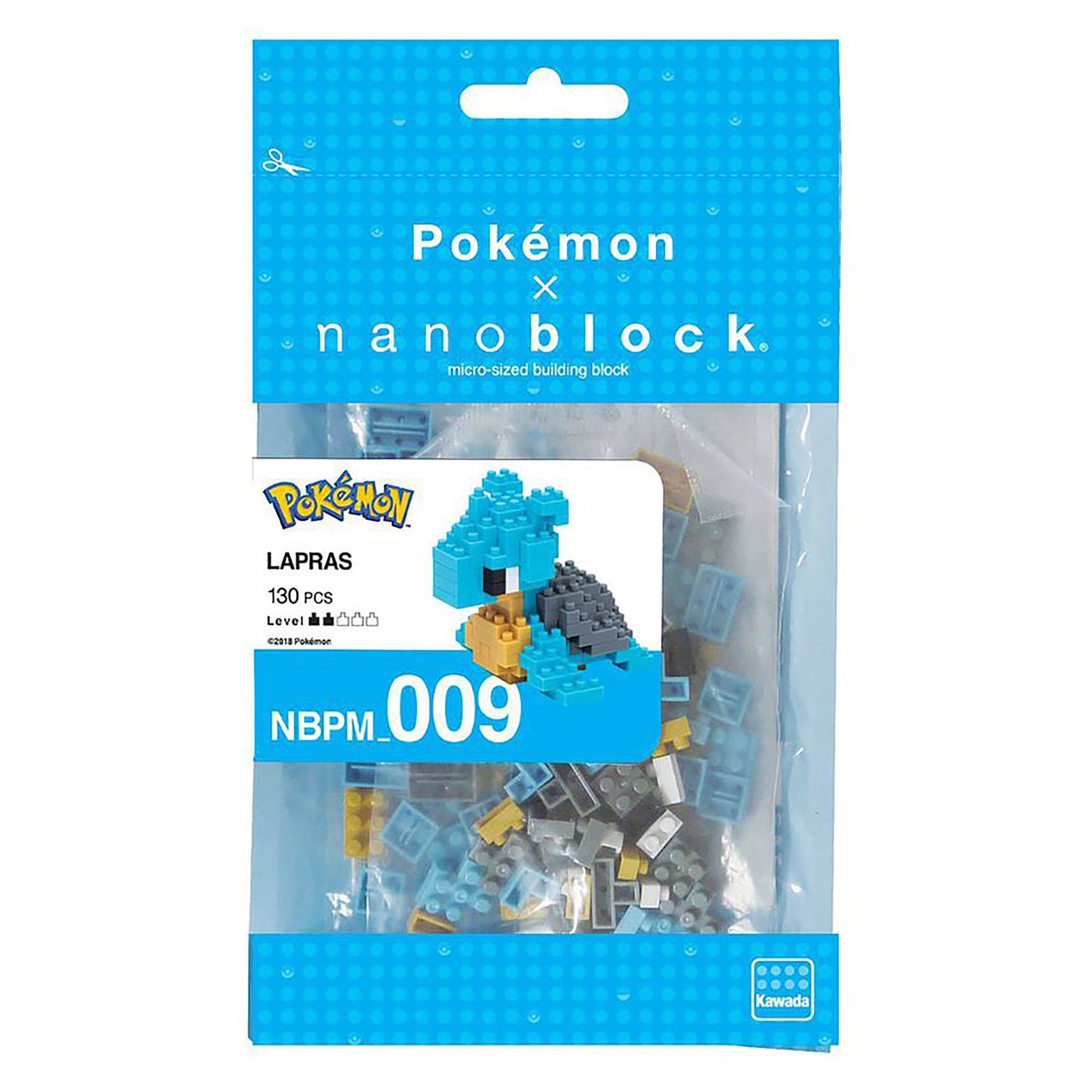 Nanoblock x Pokemon Lapras (130 pieces)